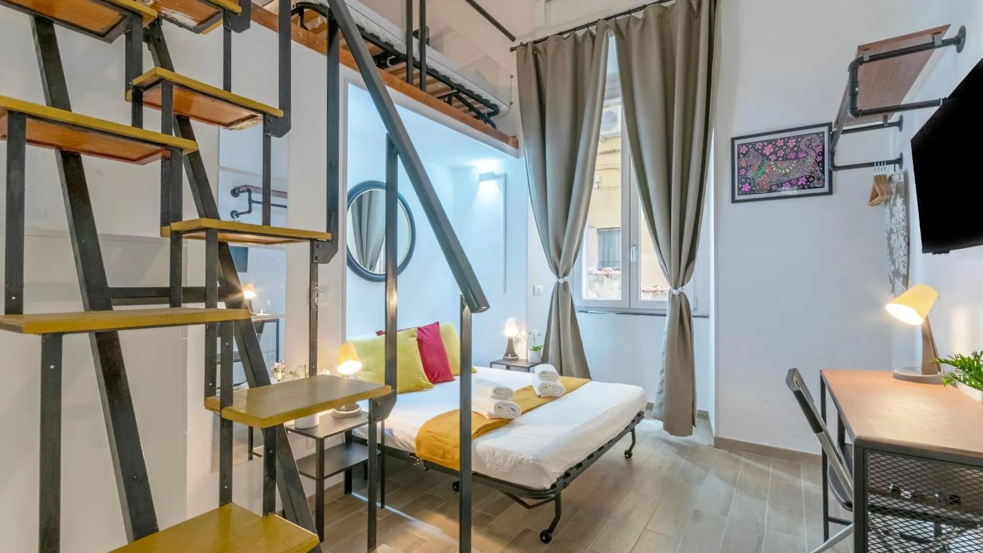 Apartment Marcantonio Colonna - Loft X5 Persone, Wi-Fi, Aria Condizionata Nelle Camere, Parcheggio Privato, Metro A Lepanto 800Mt Da Vaticano Rome
